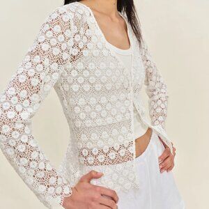 Reformation Simona Top Ivory
